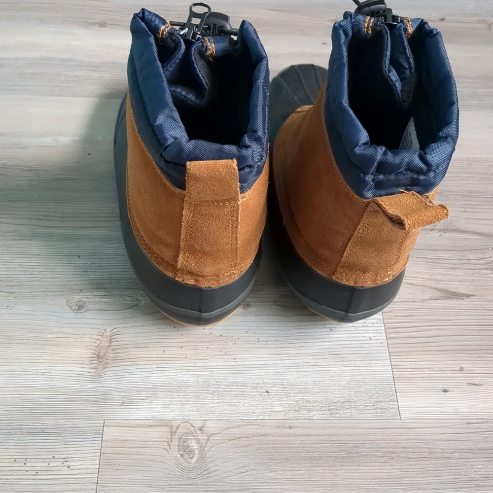 Duck Work Boots by BROOKS Men's Sz 10 D Steel Shank Lined Cushion